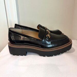 Sam Edelman Laurs Lug-Sole Tailored Loafers